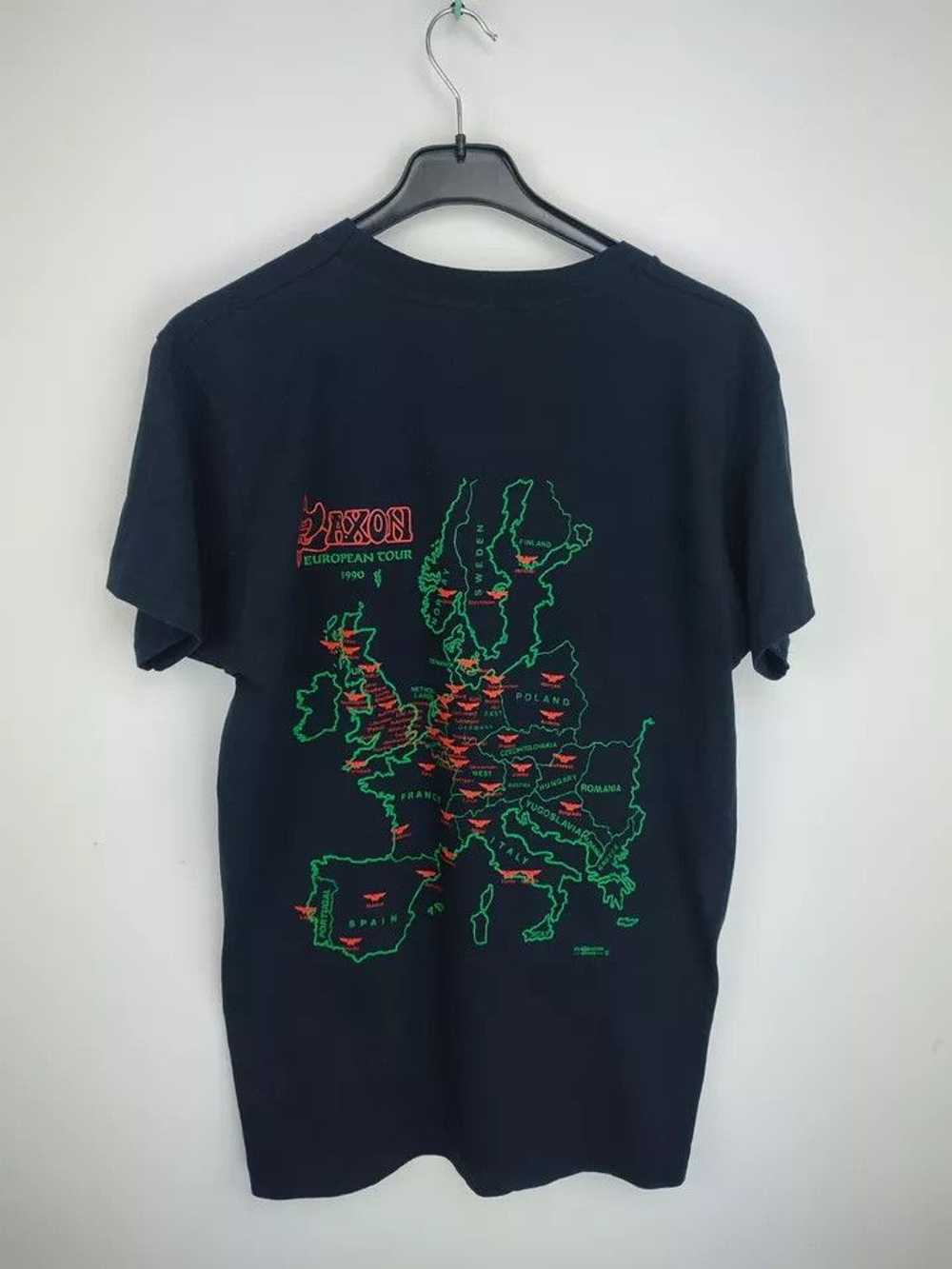 Vintage Vintage 1990 Saxon European concert tour … - image 6