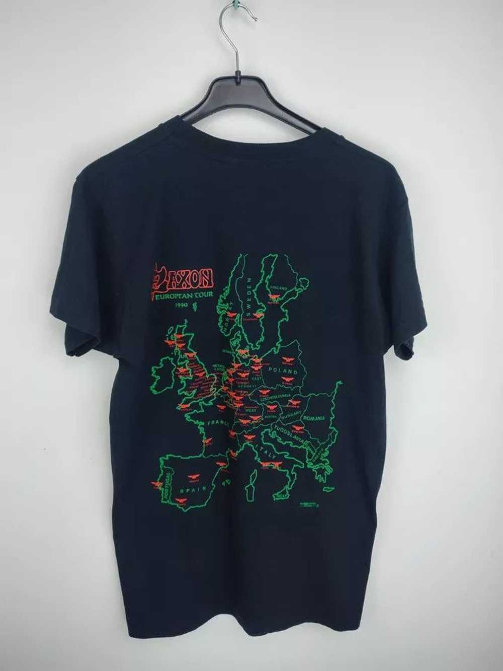 Vintage Vintage 1990 Saxon European concert tour … - image 7