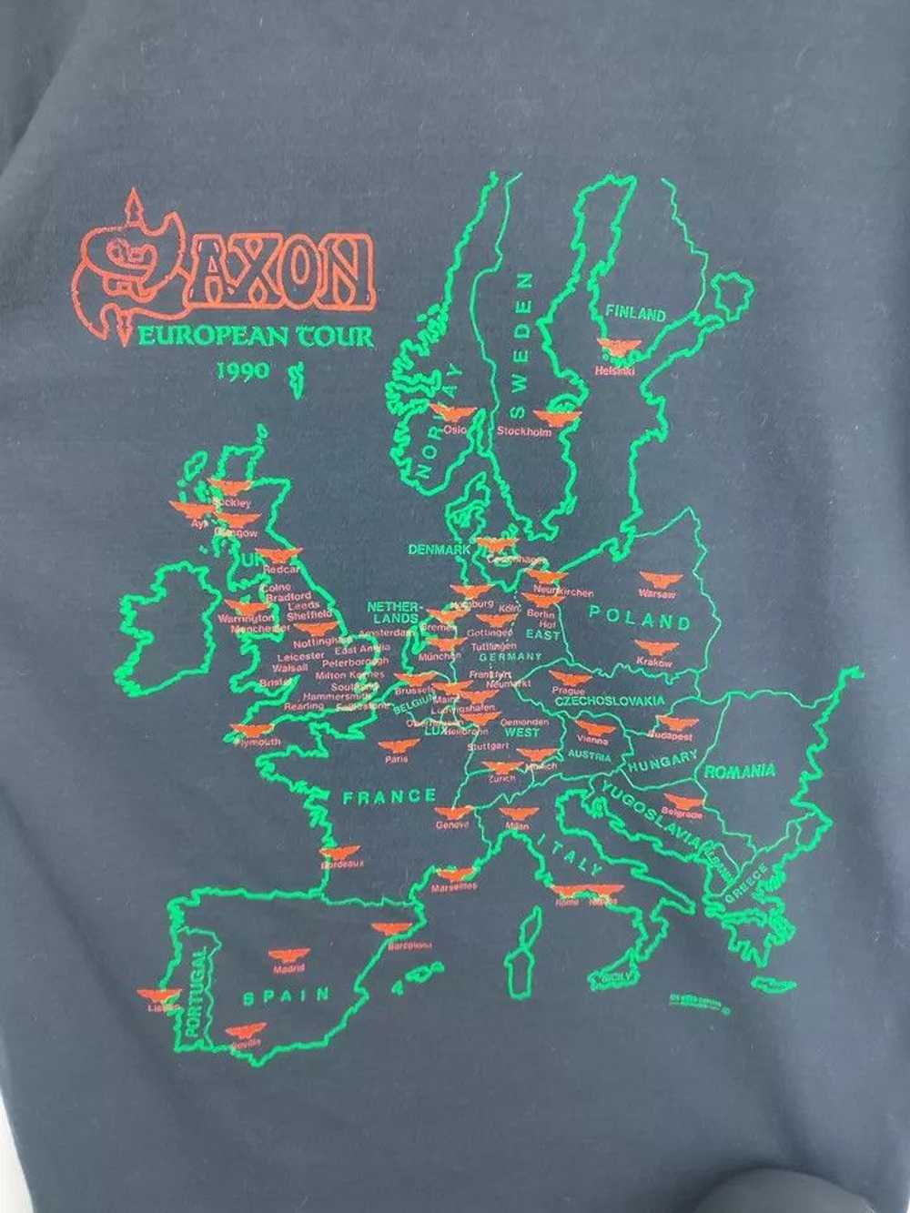 Vintage Vintage 1990 Saxon European concert tour … - image 9