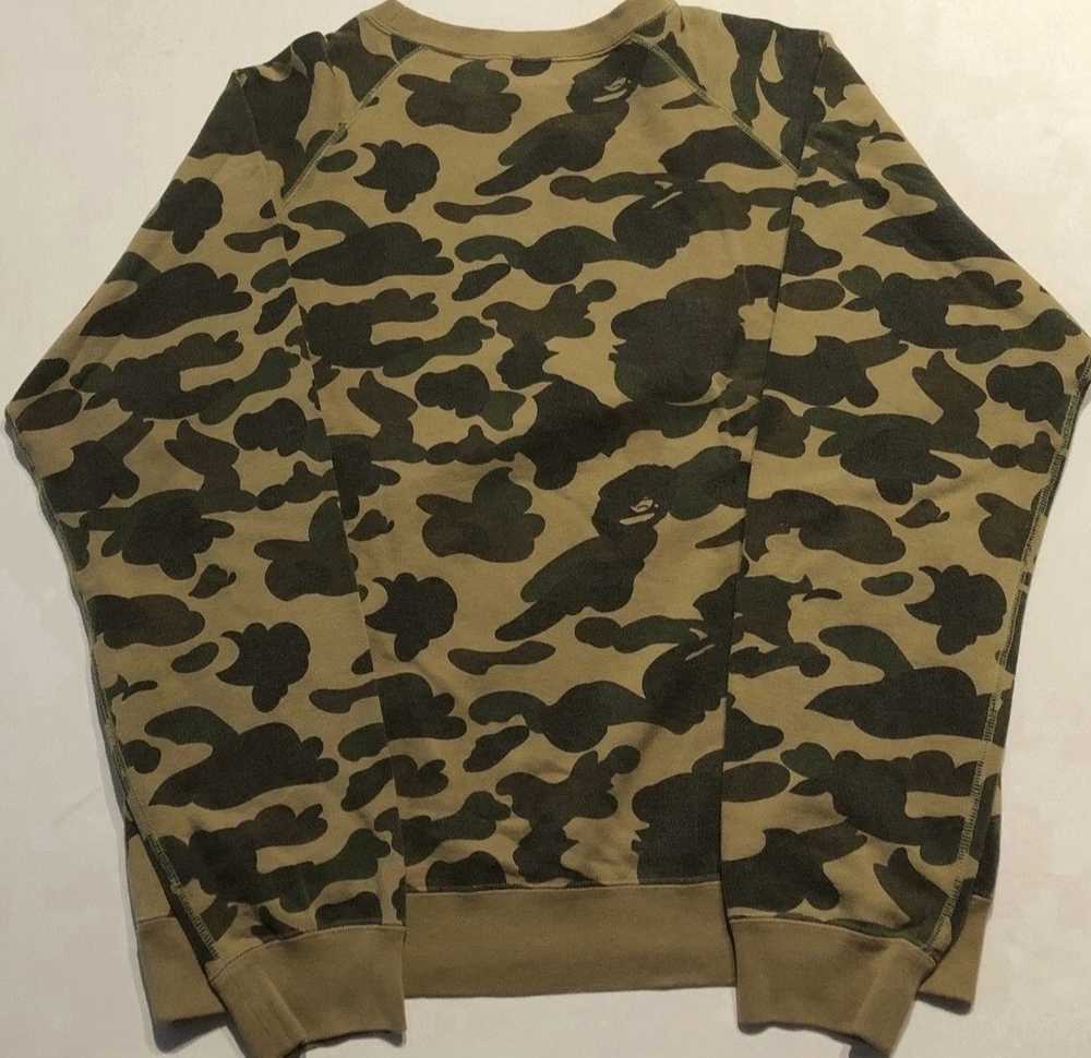 Bape Bape Swarovski camo crew neck sweatshirt - image 2