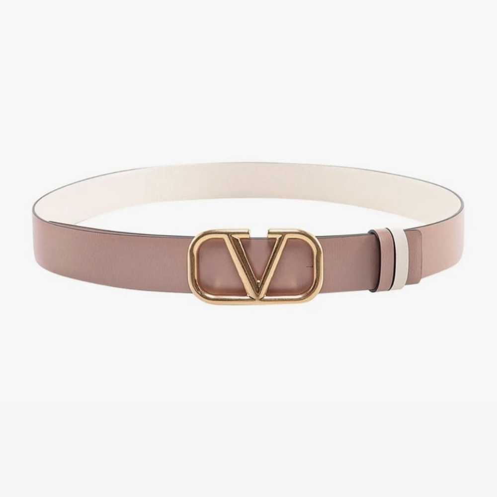 Valentino Garavani VLogo leather belt - image 2