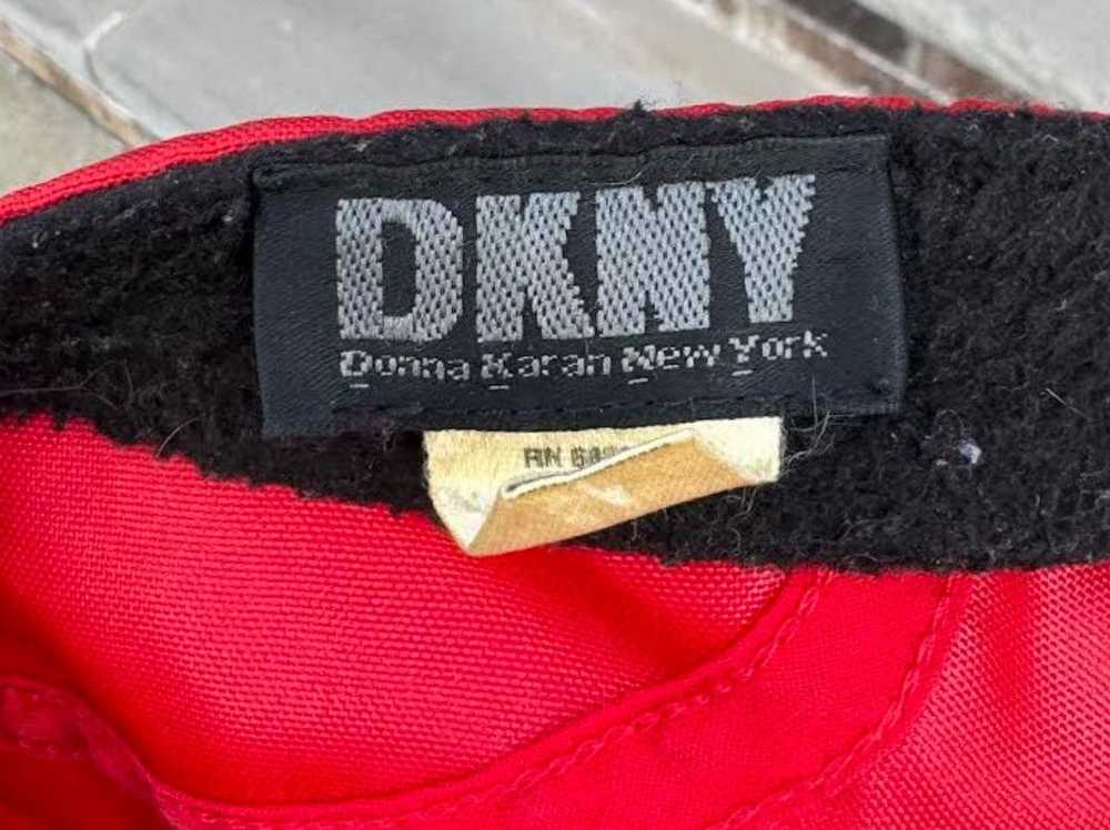 DKNY Vintage DKNY Tech Red Nylon Hat - image 3