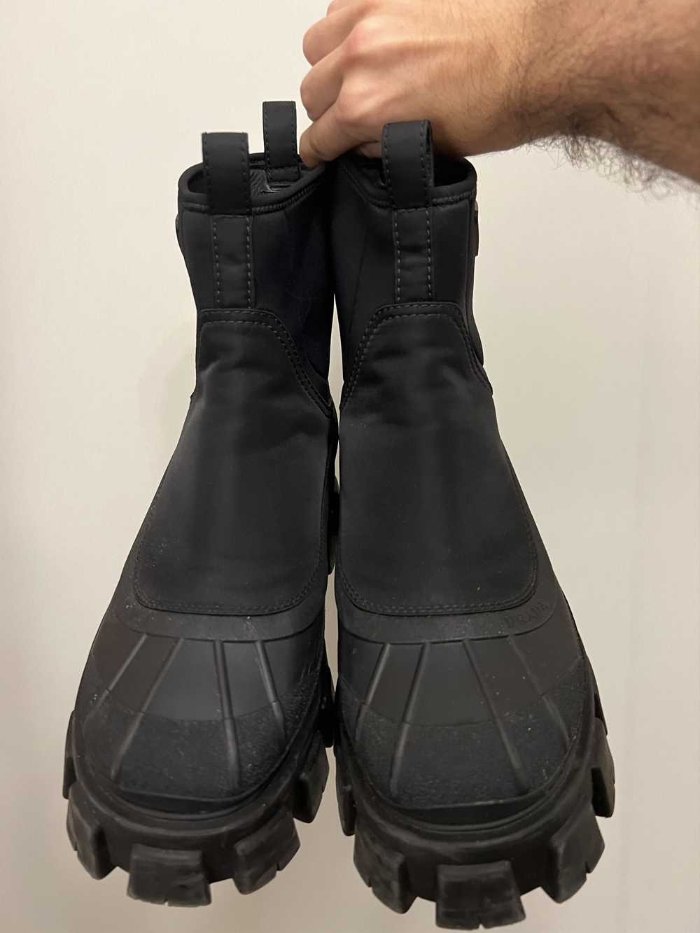 Prada Prada Monolith Re-nylon Gabardine Boots - image 2