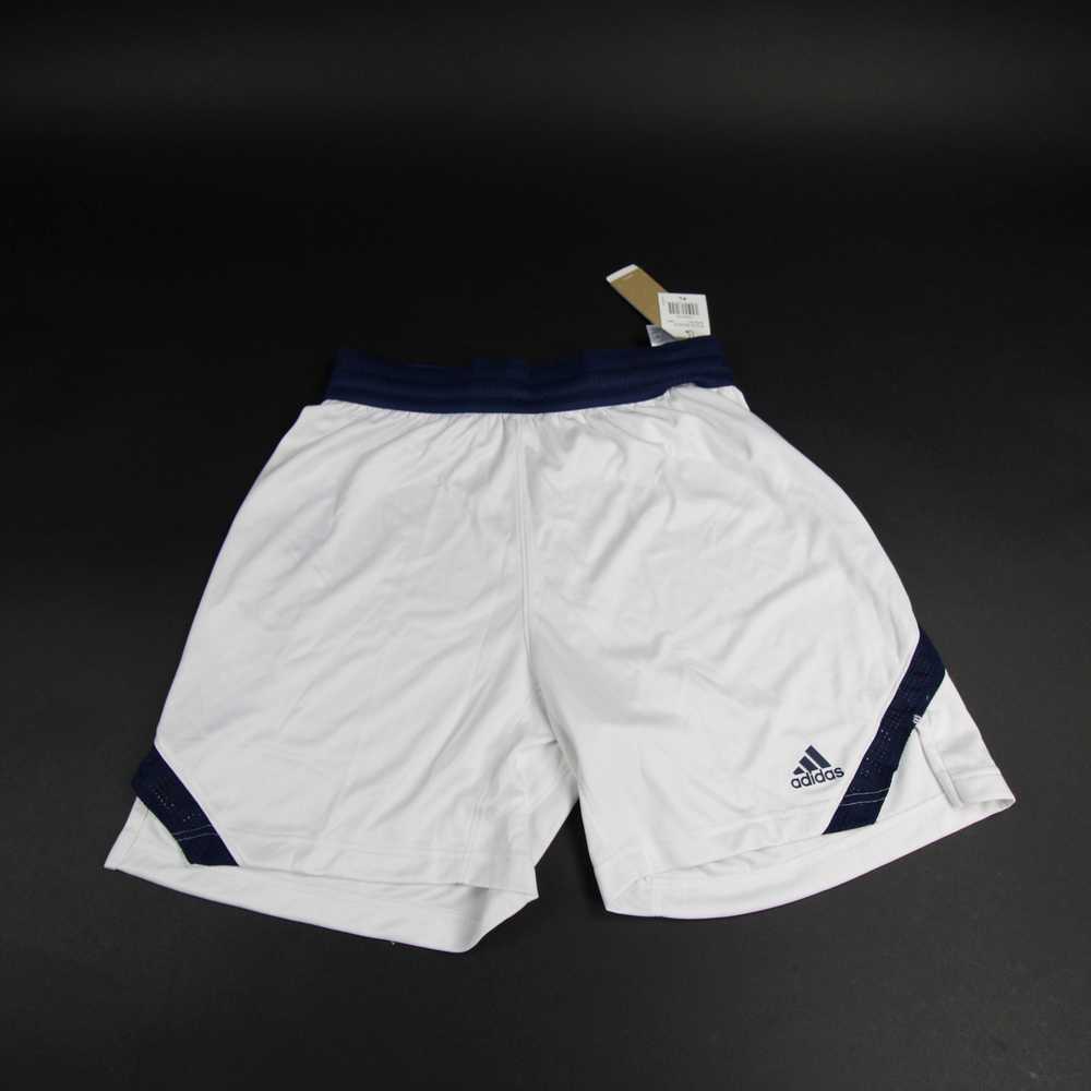 adidas Athletic Shorts Men's White/Navy Used - image 1