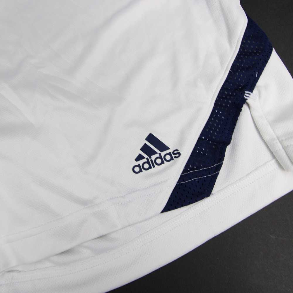 adidas Athletic Shorts Men's White/Navy Used - image 2