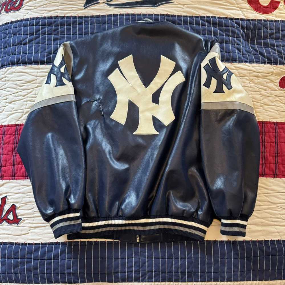 MLB × New York Yankees Leather Yankees Jacket - image 1