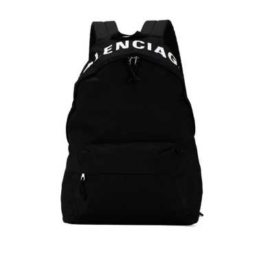 Black Balenciaga Nylon Wheel Backpack - image 1