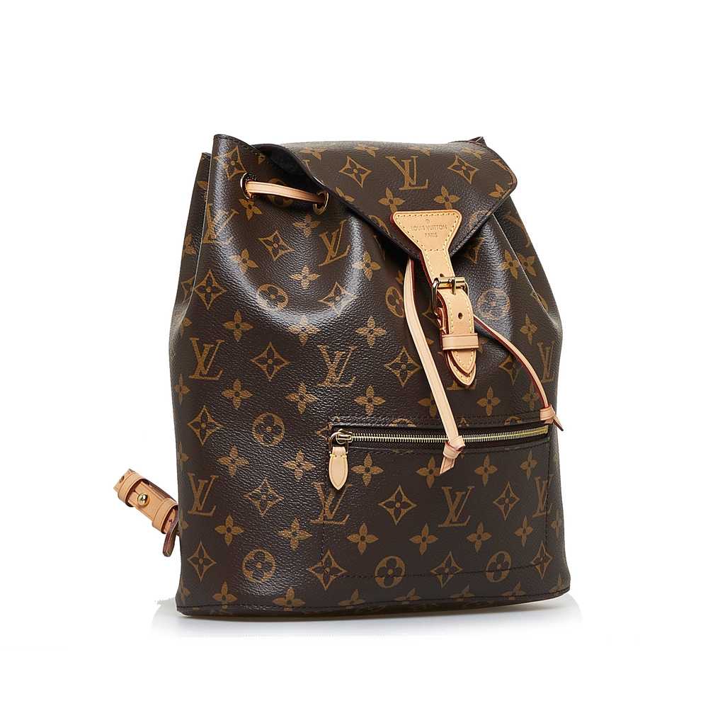 Brown Louis Vuitton Monogram Montsouris NM Backpa… - image 2