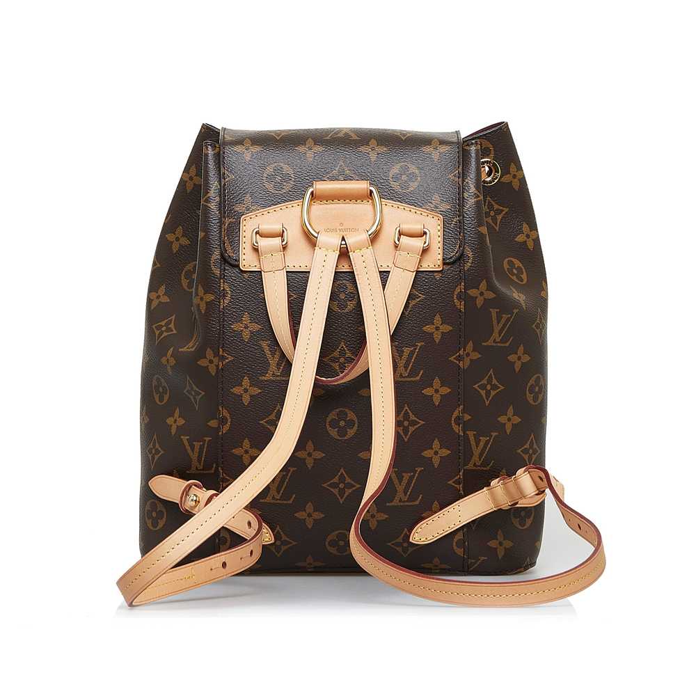 Brown Louis Vuitton Monogram Montsouris NM Backpa… - image 3