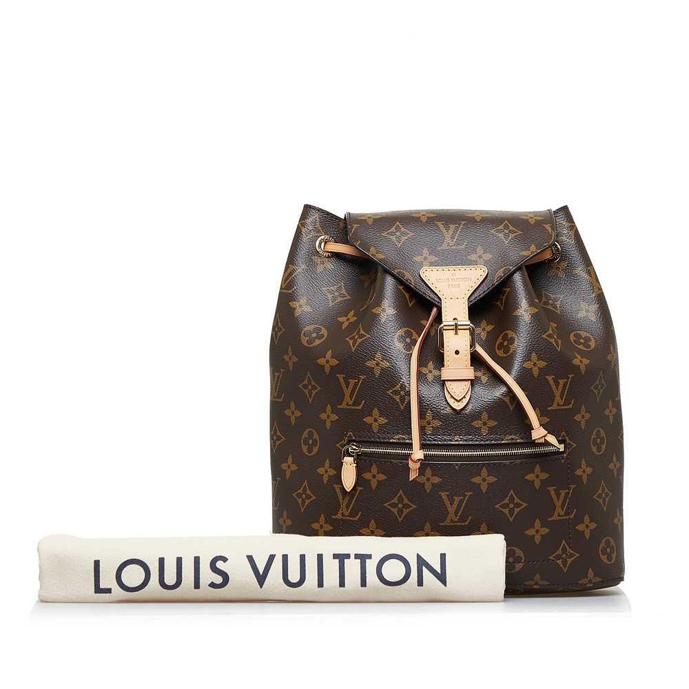 Brown Louis Vuitton Monogram Montsouris NM Backpa… - image 9