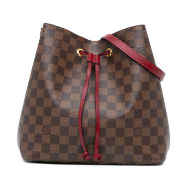 Brown Louis Vuitton Damier Ebene Neonoe Bucket Bag