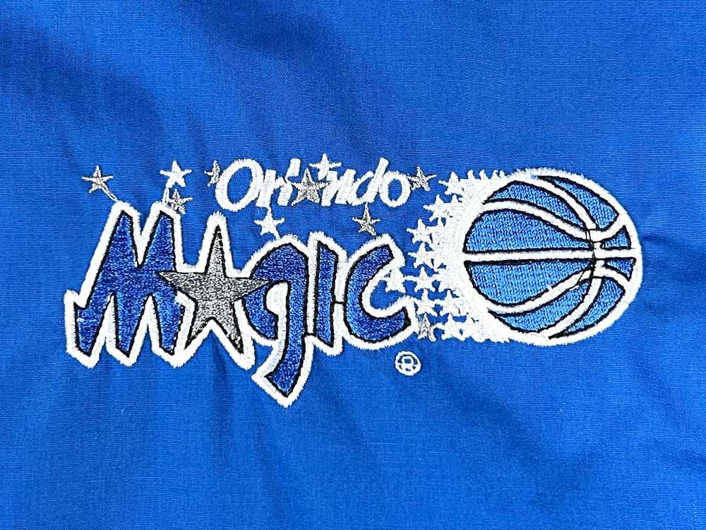 VTG ORLANDO MAGIC PRO PLAYER PUFFER JACKET - image 2