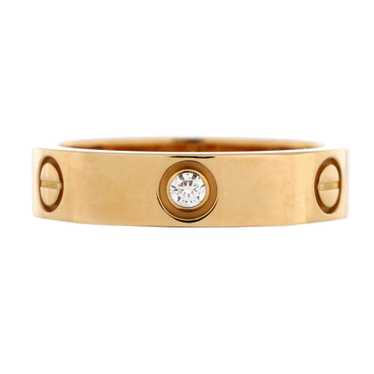 Cartier Love 3 Diamonds Band Ring