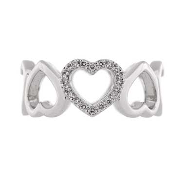 Tiffany Hearts Eternity Band Ring - image 1