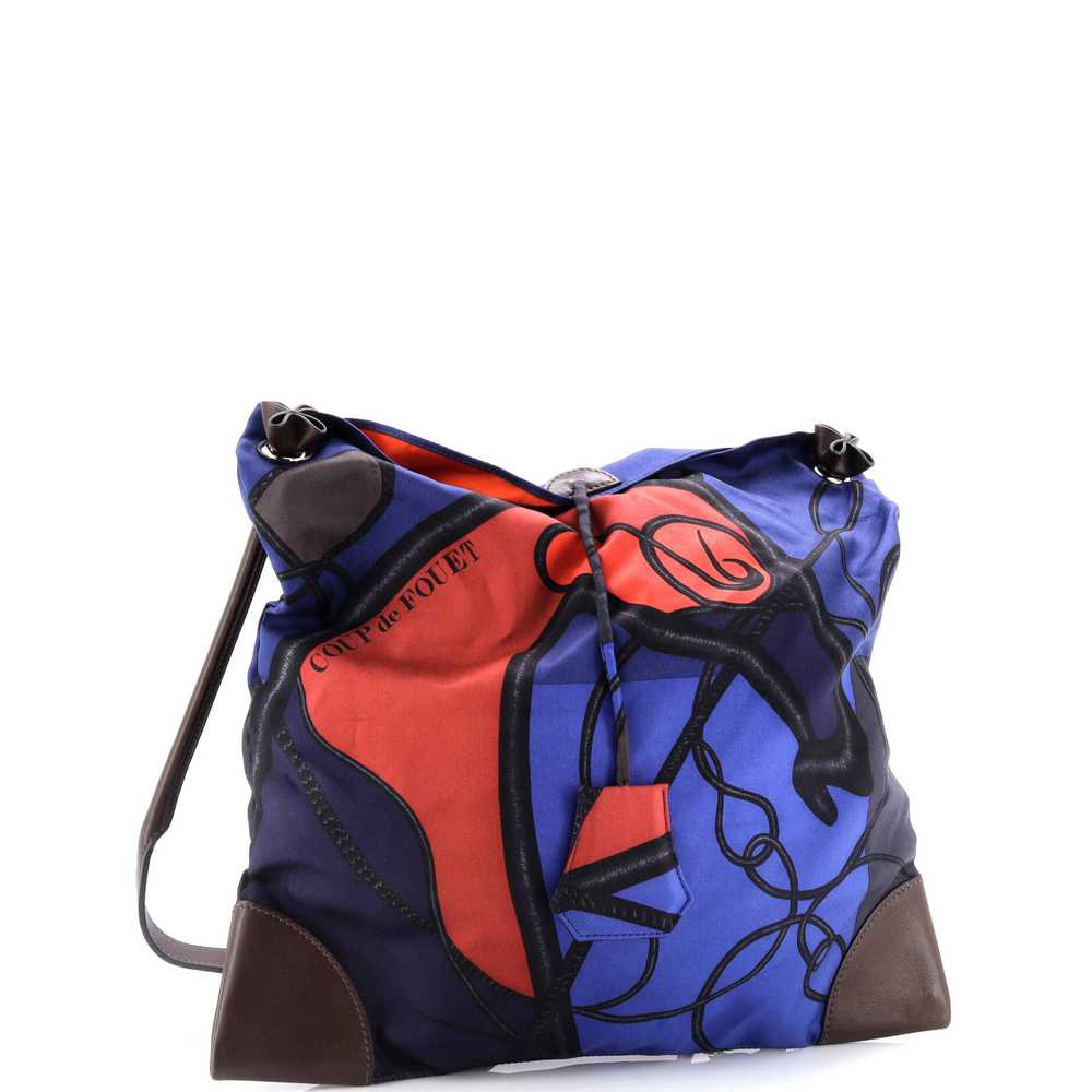 Hermes Silky City Bag Printed Silk and Leather PM - image 3