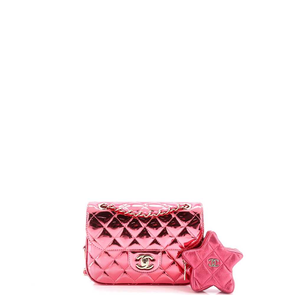 CHANEL Classic Single Flap Bag with Star Coin Pur… - image 2