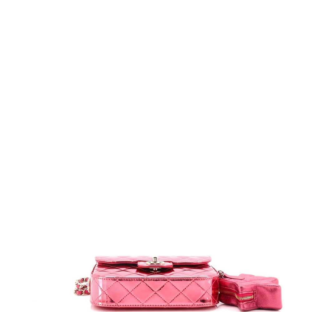 CHANEL Classic Single Flap Bag with Star Coin Pur… - image 5