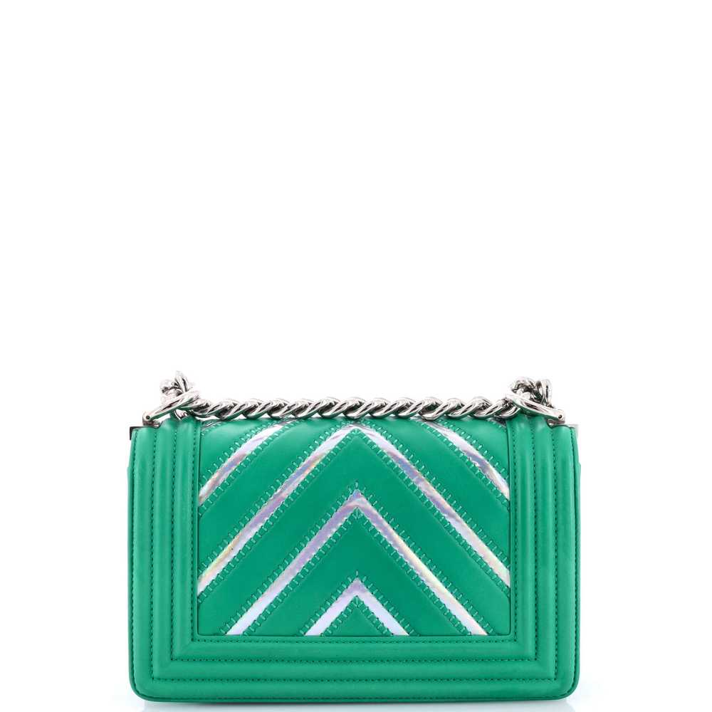 CHANEL Boy Flap Bag Chevron Lambskin with Hologra… - image 4