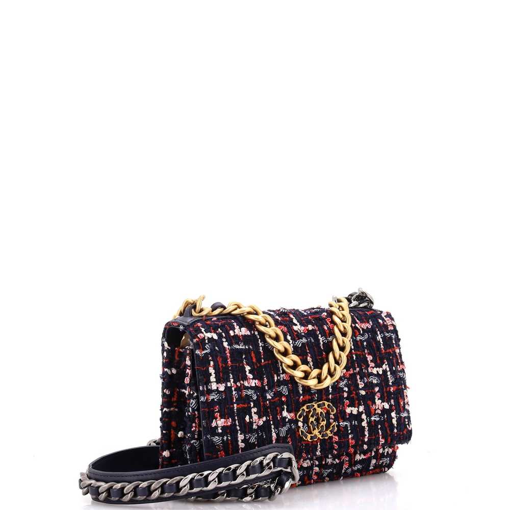 CHANEL 19 Wallet on Chain Quilted Tweed - image 3