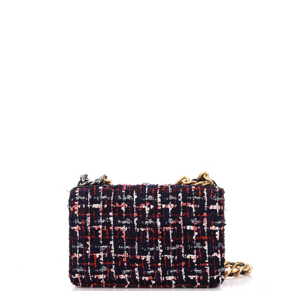 CHANEL 19 Wallet on Chain Quilted Tweed - image 4