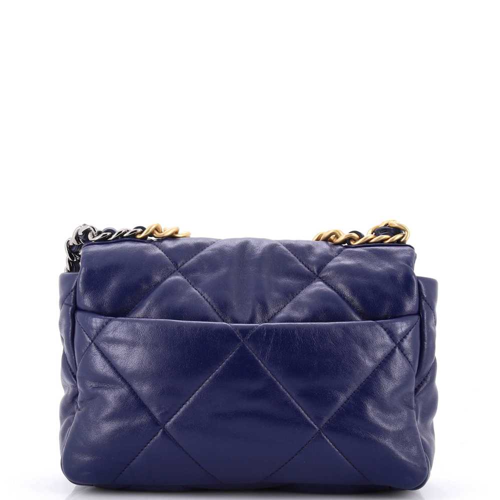 CHANEL 19 Flap Bag Quilted Leather Medium - image 4