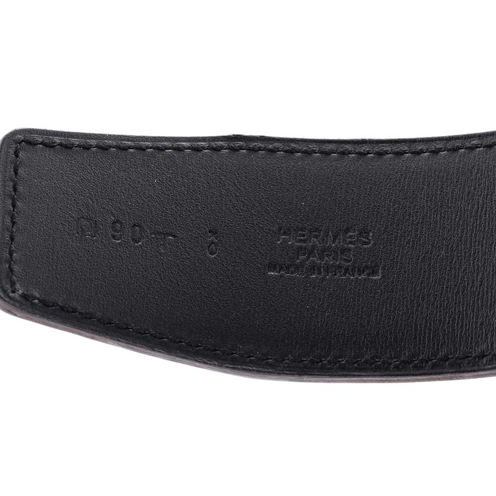 Hermes Constance Reversible Belt Leather Wide 90 - image 3