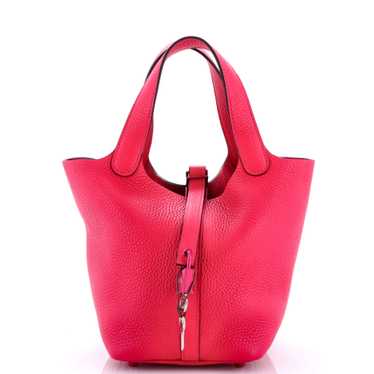 Hermes Monochrome Picotin Lock Bag Clemence PM