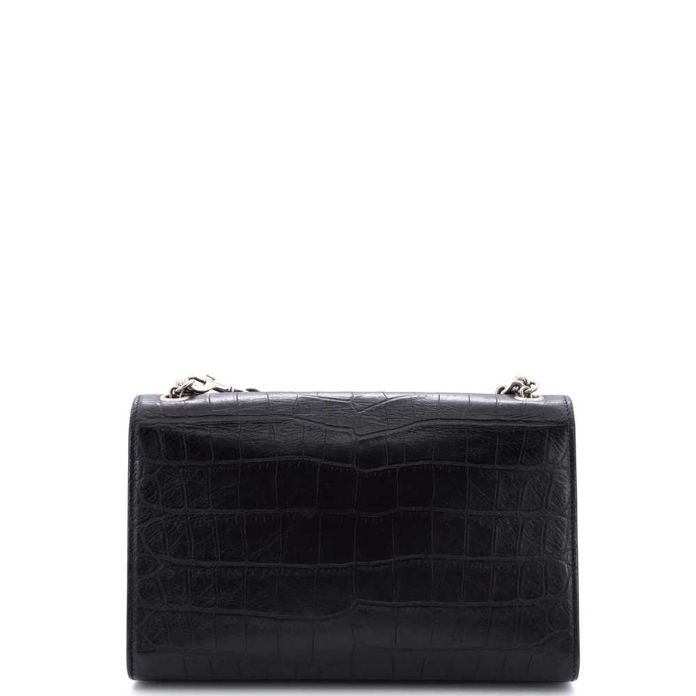 Saint Laurent Classic Monogram Shoulder Bag Croco… - image 3