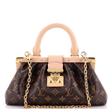 Louis Vuitton Monogram Top Handle Frame Clutch Mon