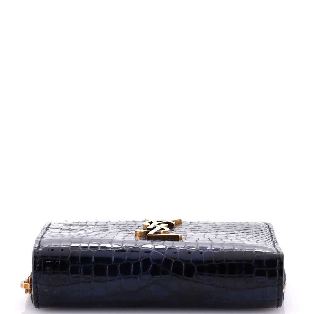 Saint Laurent Classic Monogram Zip Around Wallet … - image 4