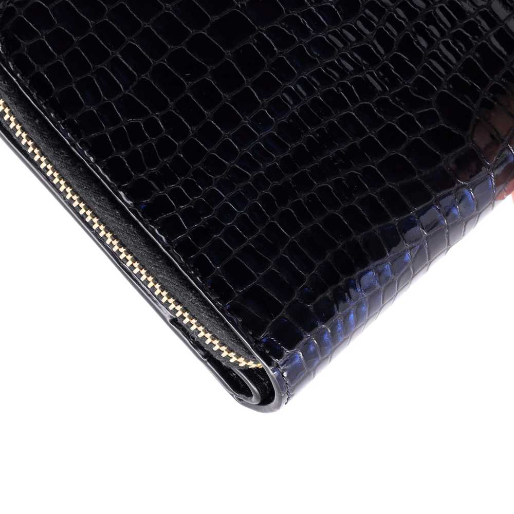 Saint Laurent Classic Monogram Zip Around Wallet … - image 7