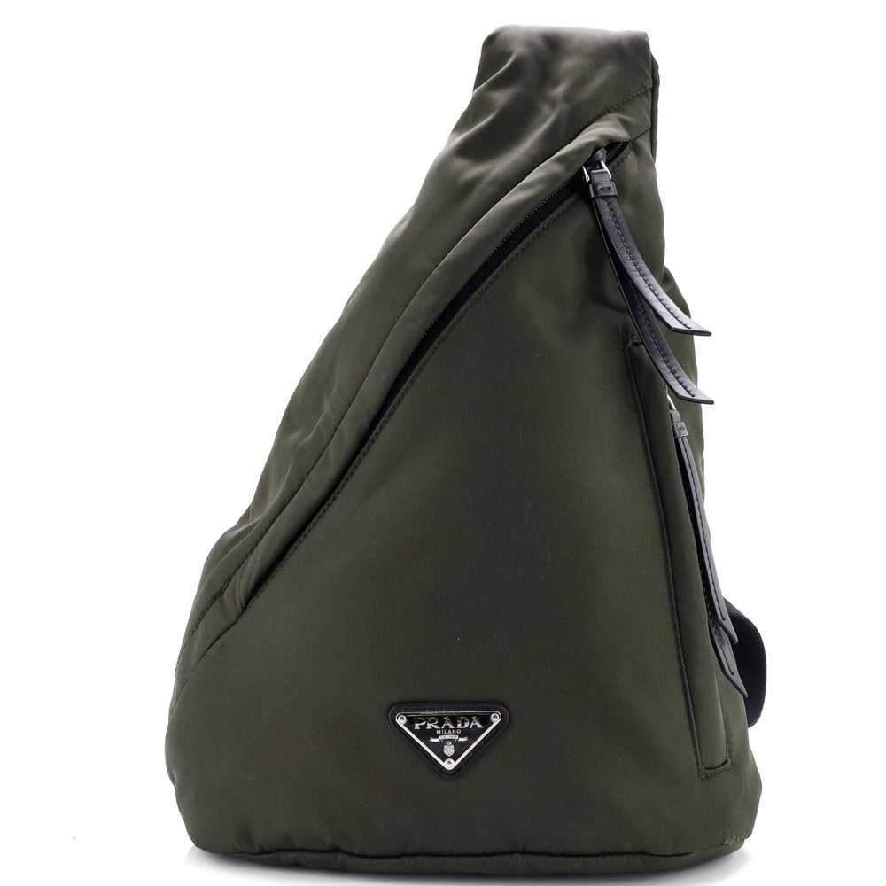 PRADA Zip Sling Backpack Re-Nylon - image 1