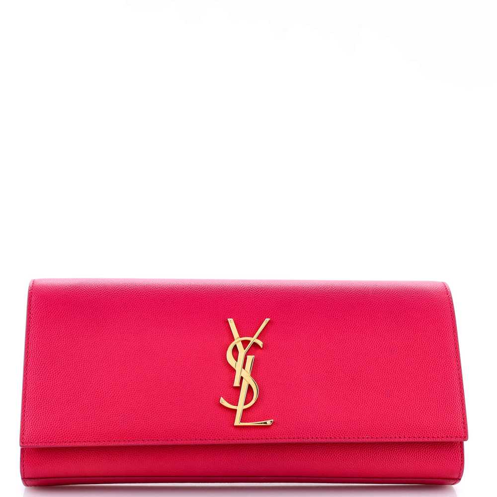 Saint Laurent Classic Monogram Clutch Leather Long - image 1