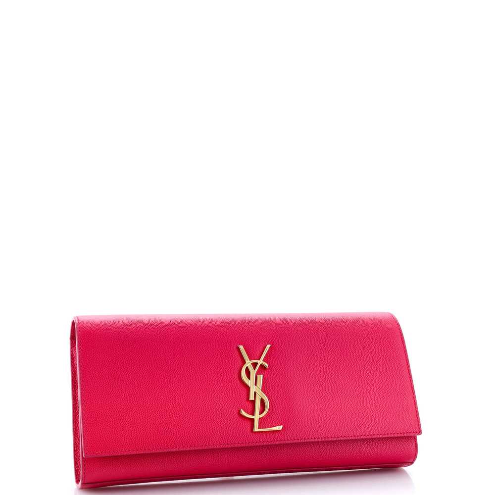 Saint Laurent Classic Monogram Clutch Leather Long - image 2