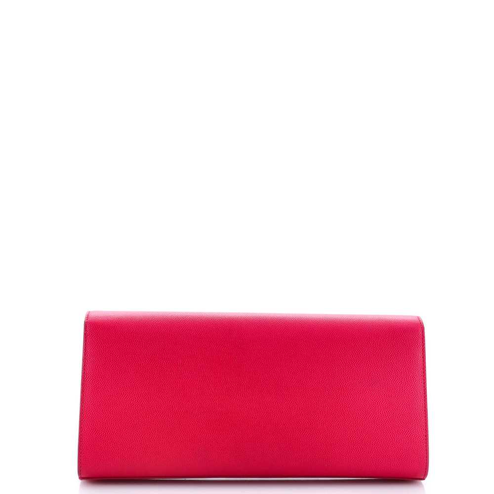 Saint Laurent Classic Monogram Clutch Leather Long - image 3