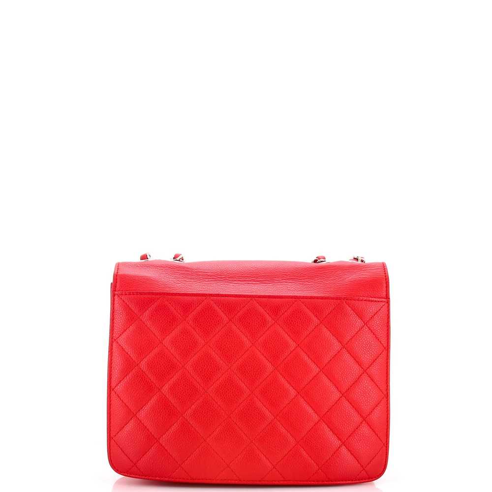 CHANEL CC Box Flap Bag Quilted Caviar Small - image 3