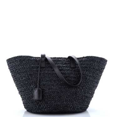 Saint Laurent Panier Basket Shopper Raffia Medium