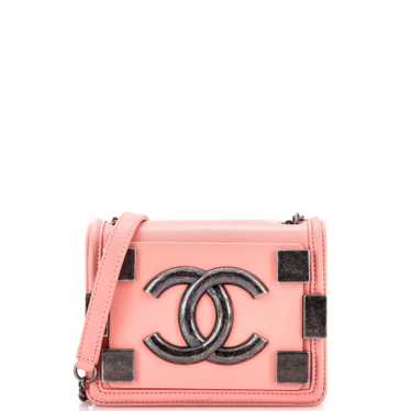 CHANEL Boy Brick Flap Bag Lambskin and Plexiglass… - image 1