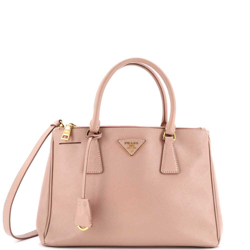 PRADA Double Zip Lux Tote Saffiano Leather Small - image 1