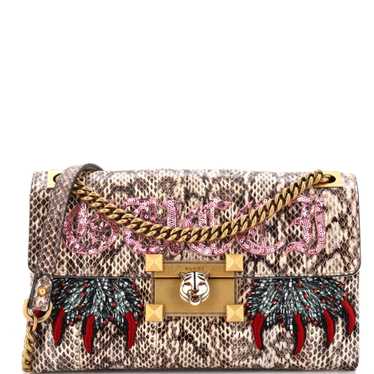 GUCCI Osiride Shoulder Bag Embellished Snakeskin M