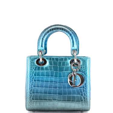 Christian Dior Lady Dior NM Bag Metallic Alligator