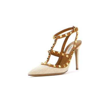 VALENTINO GARAVANI Women's Rockstud Ankle Strap P… - image 1