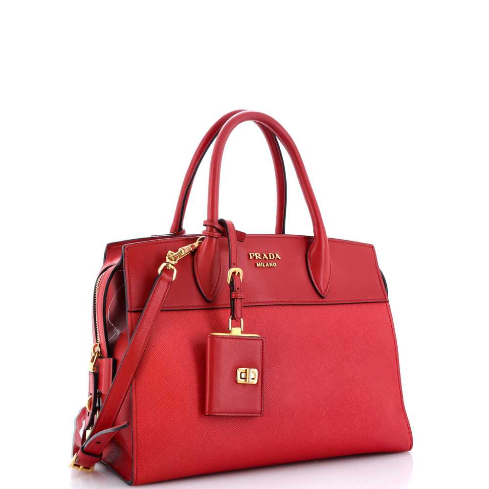 PRADA Esplanade Tote Saffiano with City Calf Medi… - image 2