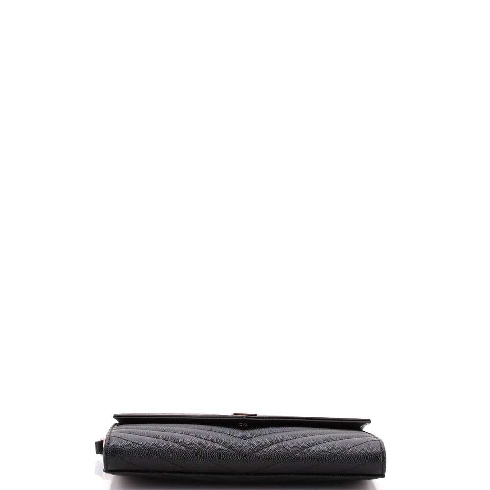 Saint Laurent Classic Monogram Envelope Wristlet … - image 4