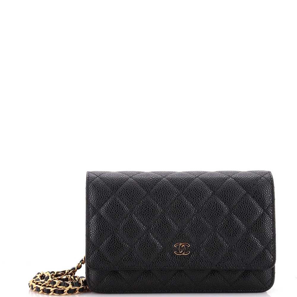 CHANEL Wallet on Chain Quilted Caviar - image 1