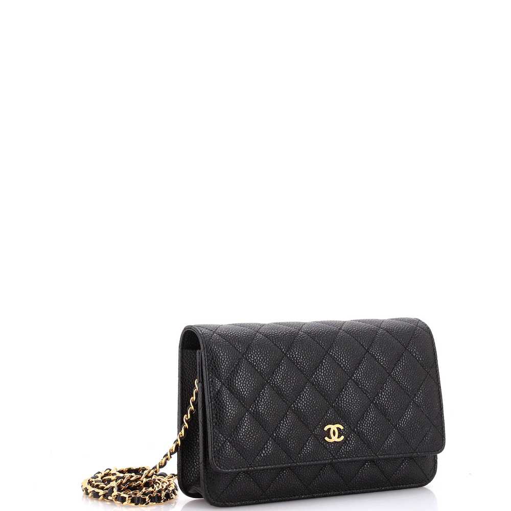 CHANEL Wallet on Chain Quilted Caviar - image 2