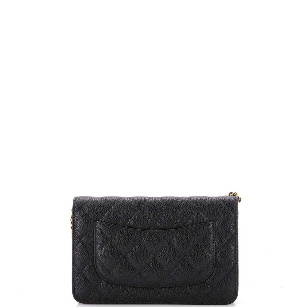 CHANEL Wallet on Chain Quilted Caviar - image 3