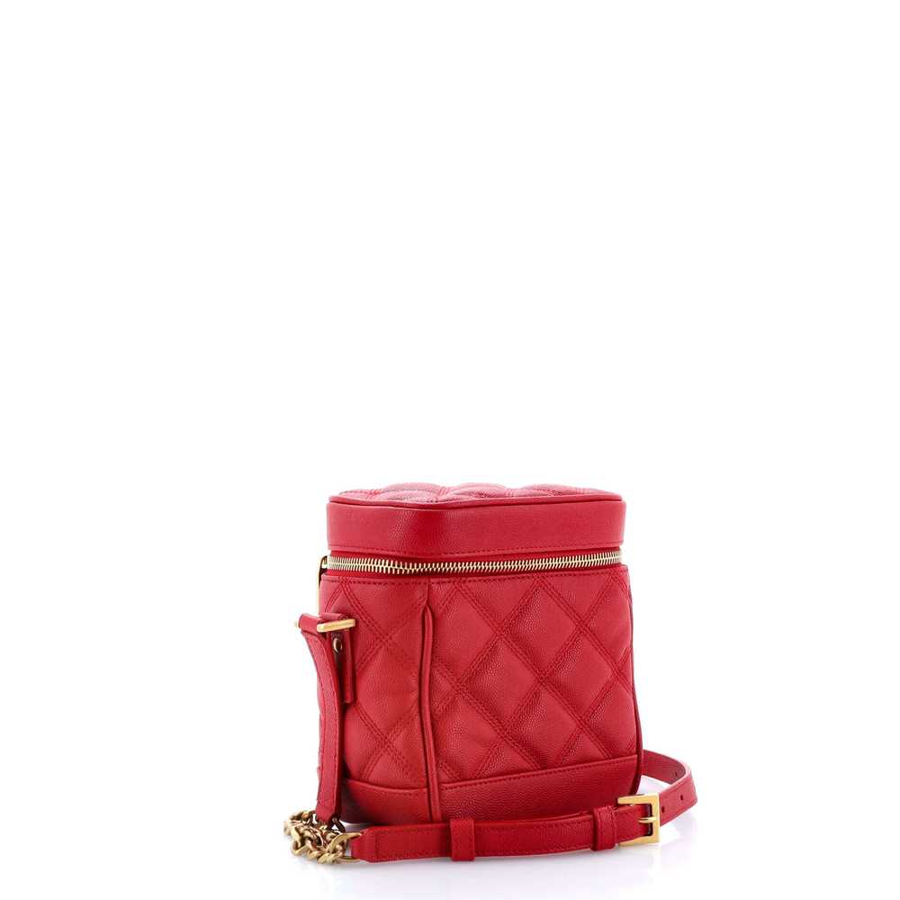 Saint Laurent 80's Vanity Bag Quilted Leather - image 2