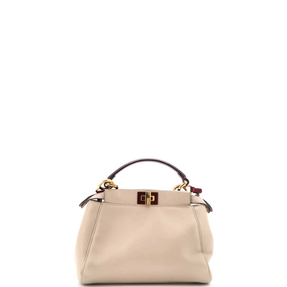 FENDI Peekaboo Bag Leather Mini - image 3