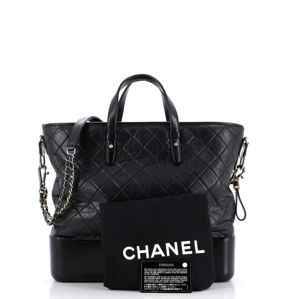 CHANEL Gabrielle Shopping Tote Quilted Calfskin L… - image 2